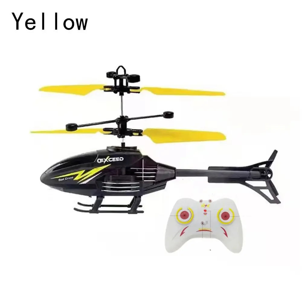 Hobbies Rechargeable Mini Drone Remote Control Plane Flying Helicopter Toy RC Helicopters
