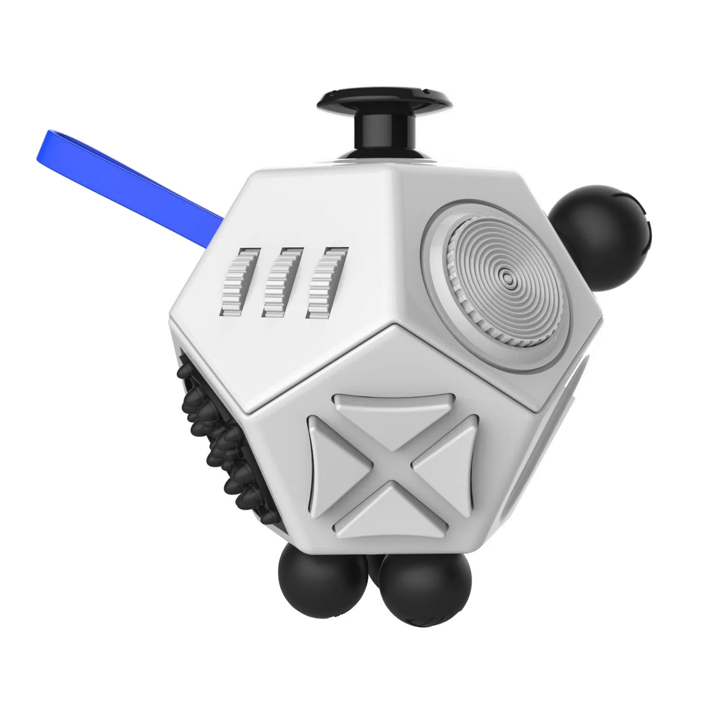 Fidget Cube EDC Anti Stress Relief Toys Anxiety Antistress Sensory Fidgeting Dice Toy For Kids Adults Autism ADHD Focus 12 Sides