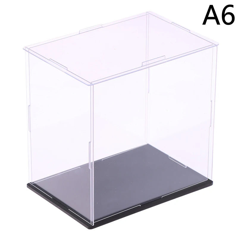 1Pc Transparent Acrylic Display Box Storage Dustproof Protection Display Cabinet Box For Dolls/Toys/Collectibles 22 Sizes