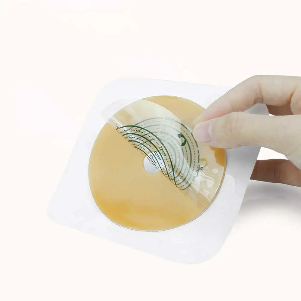 10 bags / 5 barriers Ostomy Supplies Colostomy Bags Two Piece Drainable Pouches with hoop and look Ileostomy Stoma Care