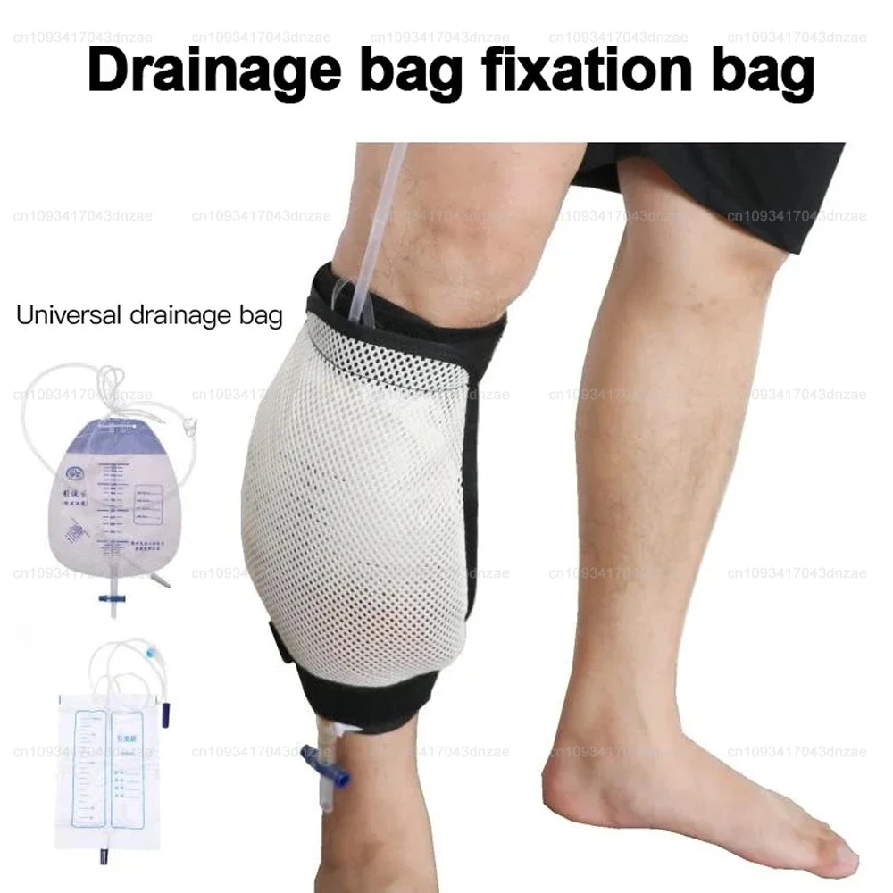 1pc Urine Collection Elastic Urine Bag Bind Leg Holder Walkable Drainage Strap External Bag Catheter Stabilization Device