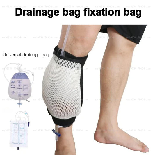 1pc Urine Collection Elastic Urine Bag Bind Leg Holder Walkable Drainage Strap External Bag Catheter Stabilization Device