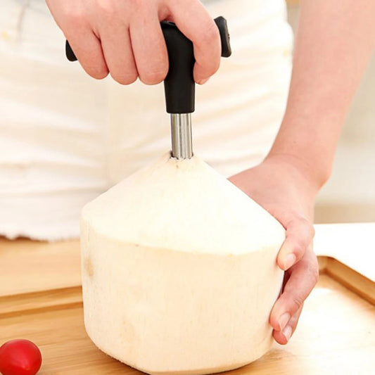 Stainless Steel Coconut Hole Maker Durable Coconut Shell Opener Food Grade Multi-function Creative Portable Kitchen Accessories