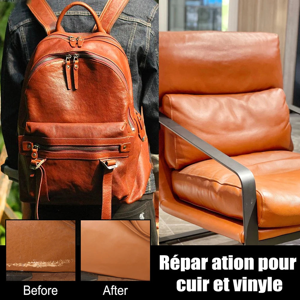 20ML Leather Scratch Cracks Filler Gel Home Car Auto Sofa Seat Leather Complementary Gel Paster Cleaner Tools