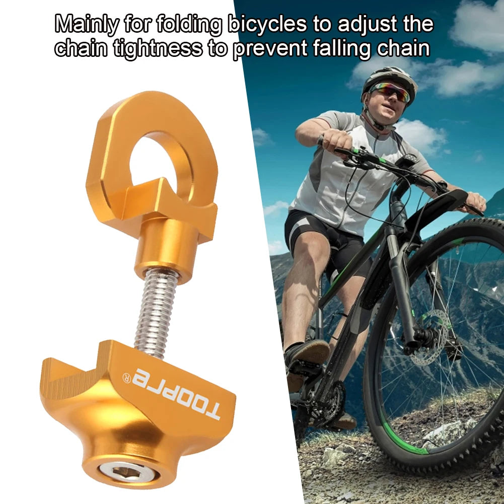 Bicycle Chain Adjuster Bike Chain Tensioner Bicycle Chain Fastener for Single Speed Bicycle BMX Fixie Bike