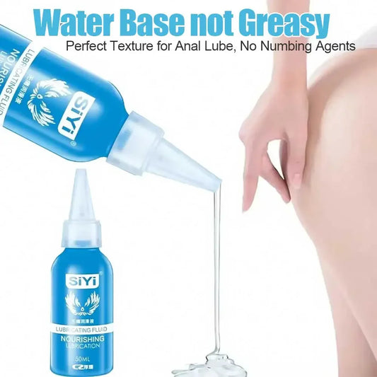 Silk Anal Analgesic Sex Lubricant Water Based Lube Pain Relief Anal Sex Oil Vaginal Exciter Gel for Gay Women Men Adult Products