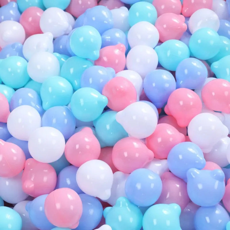 Pack of 50 Colorful Ball Pit Balls for Kids Crush Proof Plastic Balls for Toddler Ball Pit Play Tent Tunnels Baby Pool Water Toy