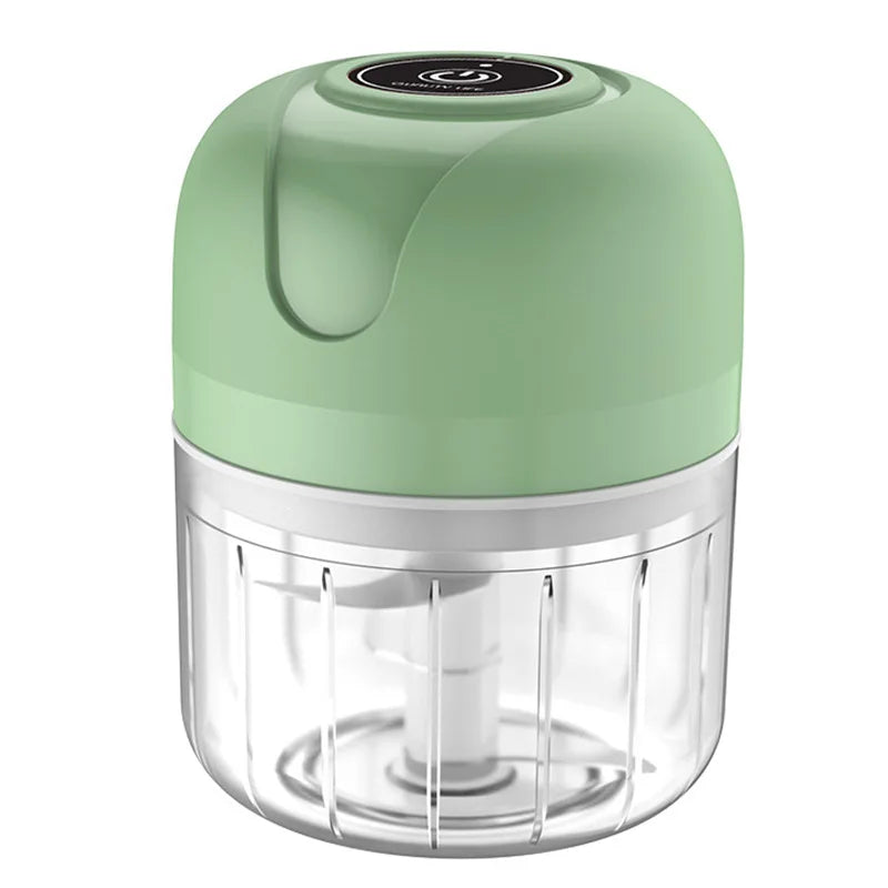 Mini Electric Garlic Grinder for Baby Food Multifunctional Meat Grinder USB Rechargeable Home Kitchen Vegetable Chopper