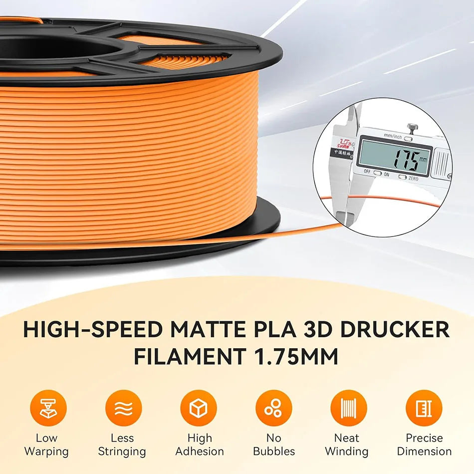 JAYO PLA Classic 1.75mm 3D Filament High Speed Matte PLA Filament For FDM 3D Printers 600mm/s High Speed Printing Materials