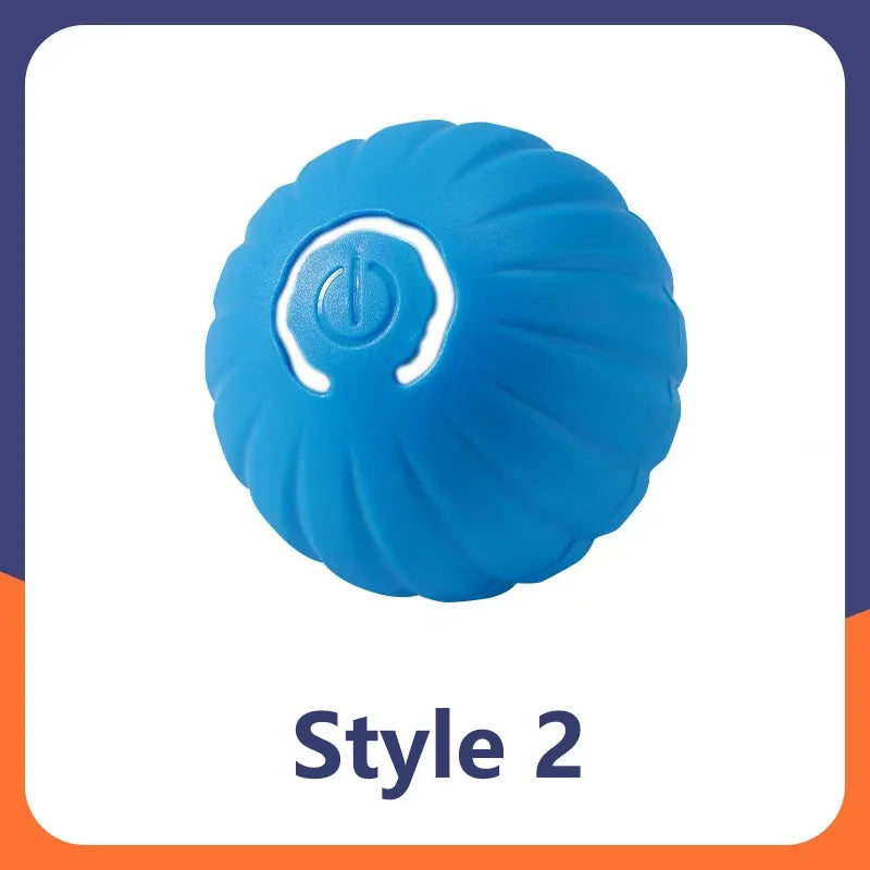 1PCS  Dog Toys Intelligent Gravity Jump Ball Rechargeable Bite-Resistant Rolling Ball Cat And Dog Chase Interactive Pet Toys