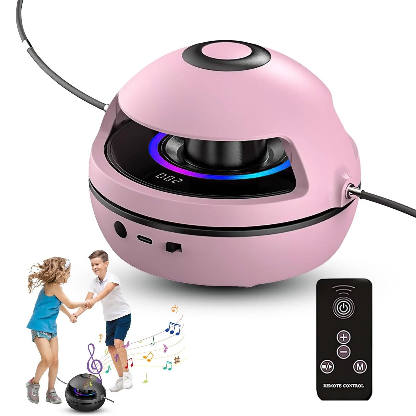Automatic Music Jump Rope Skipping Machine Counter Electric LED Exercising Smart