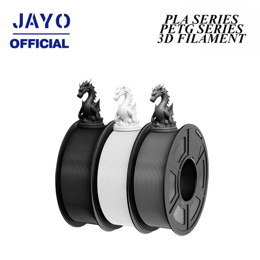 JAYO 3D Filamen 1.75mm PLA/ PETG / High Speed Matte PETG/ PLA+ 3D Printer Filament for FDM 3D Printers 3Rolls/set