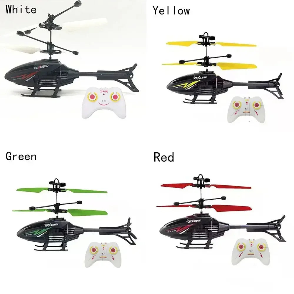 Hobbies Rechargeable Mini Drone Remote Control Plane Flying Helicopter Toy RC Helicopters