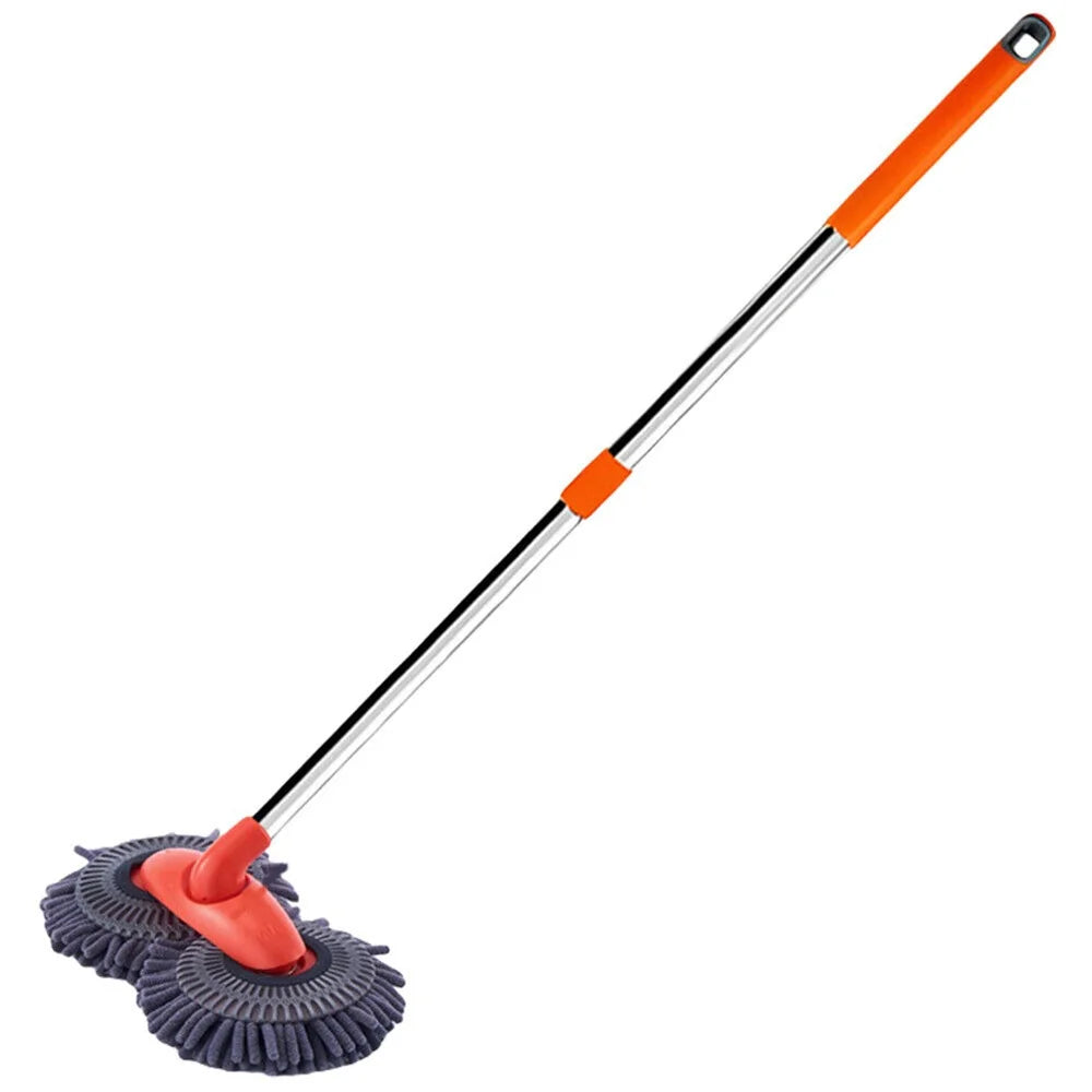 Mop Cleaning Brush Adjustable Car Wash Mop with Long Handle For Window Rotate AU