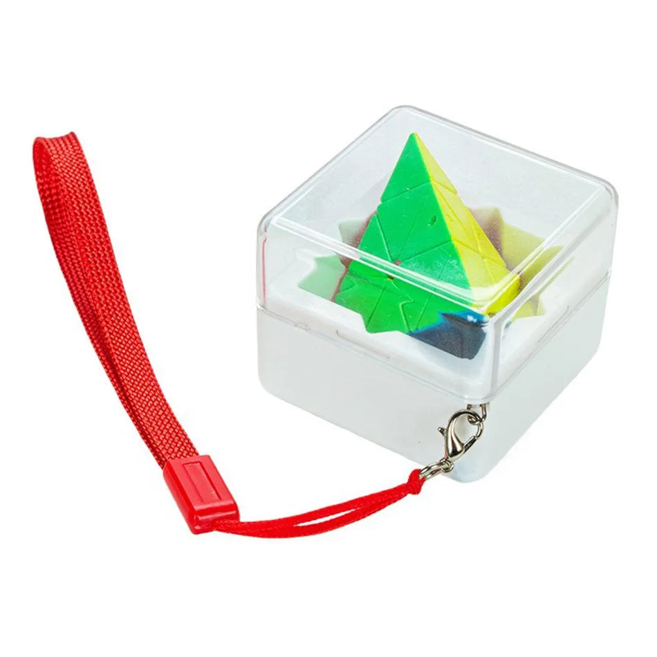 ZCUBE Mini Magic Cubes Keychain 3x3 Lovely Stickerless Birthday Christmas Gifts Toys For Children