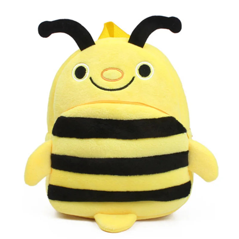 Cute Strawberry Plush Backpack Cartoon Animal Mini School Bags Candy Bag for Kids Baby Girl Boy Gift 1-3 Years