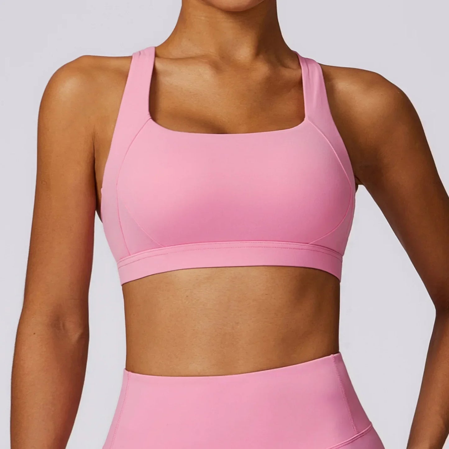 Women Cross Strap Sports Bra Top Women Push Up Sport Bra Yoga Gym Crop Top Brassiere Fitness Top Sport Bra Breathable Bras