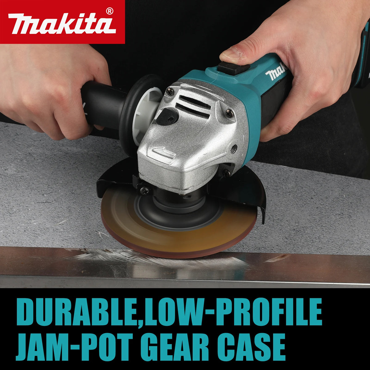 Makita 18V DCA402 Brushless Electric Angle Grinder Rechargeable Cutting Machine High Power Polishing Machine For Makita Battery