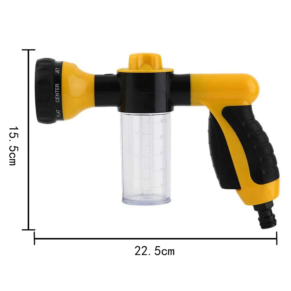 Washing Sprayer Nozzle Hose Gun Car Plant Pet Washing Cleaning Water Foam Soap