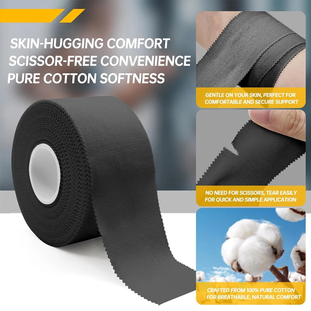 Pre Wrap Tape Athletic Foam Underwrap Tape Sports Pre-wrap Athletic Tape for Hair Ankles Wrists and Knees