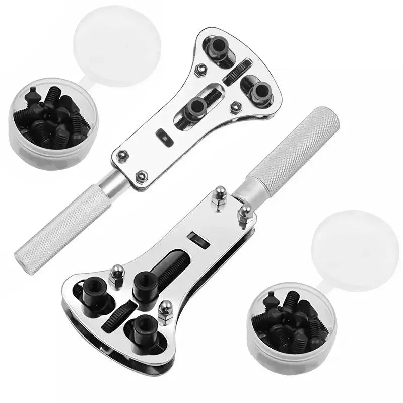 3 Claw Watch Case Opener Adjustable Screw Back Remover Wrench Repair Tool Part Maintenance Kit Bottom Cover Rear Replace Battery