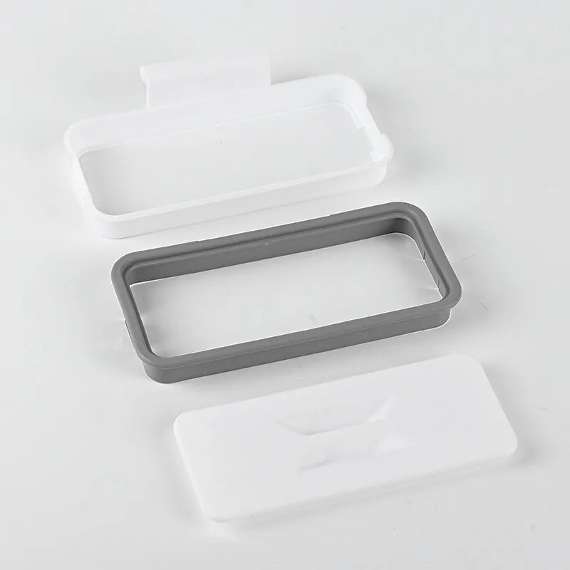 4pcs Hanging Garbage Rack Plastic Durable Portable Garbage Bag Holder Trash Bin Hanging Space Saving for Living Room Kitchen