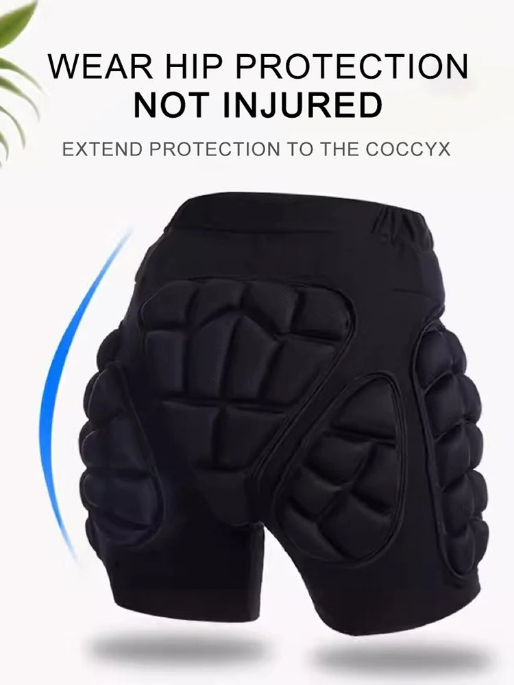 3D Crash Pants Breathable Winter Skating Protective Hip Pad Snowboarding Impact Shorts Ski Ice Skating Roller Snowboard Gear
