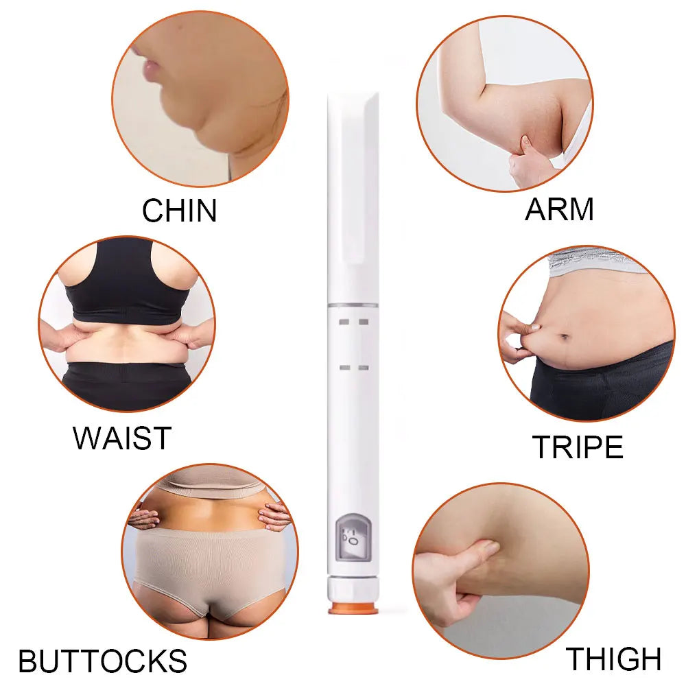 Disposable Sterile Injection Pen Insulin Injection Pen Adjustable Growth Hormone Dose 60U with 3ml Cartridges & 32G 4mm Pen Tip