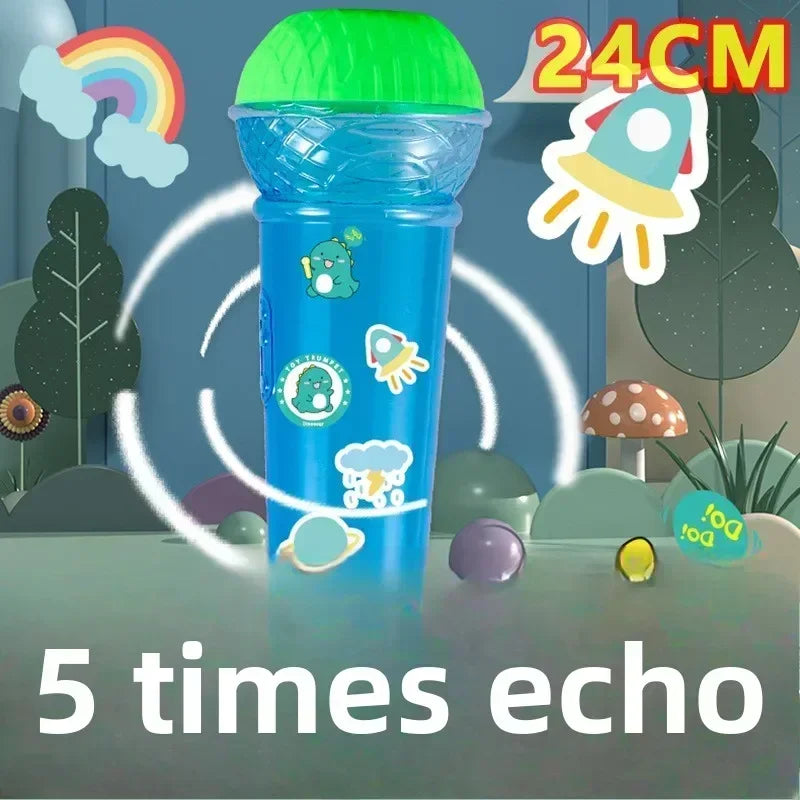 24cm Large Echo Microphone Physical Children's Echo Microphone Singing Toy Music Enlightenment Echo Production Practice