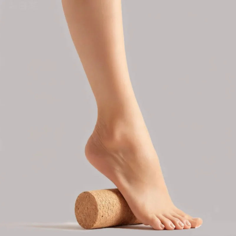 Cork Balance Board Foot Balance Cork Roller Premium Cork Wobble Board for Foot and Ankle Strengthening Yoga Balance Trainer Kit