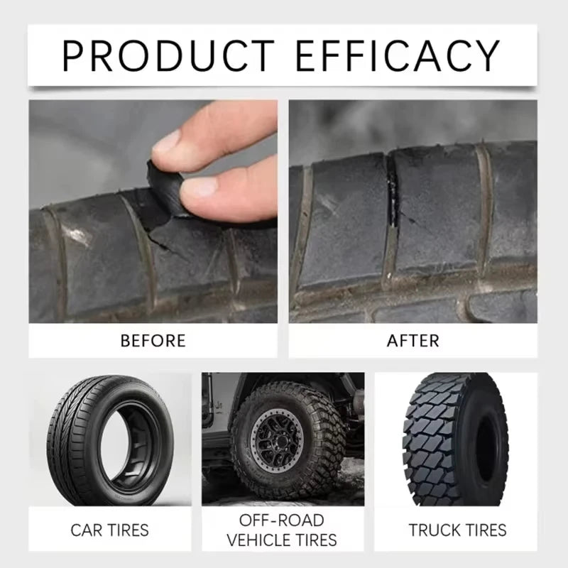 Black tire repair quick-drying liquid strong rubber glue Wear-resistant and high temperature-resistant Non-corrosive adhesive