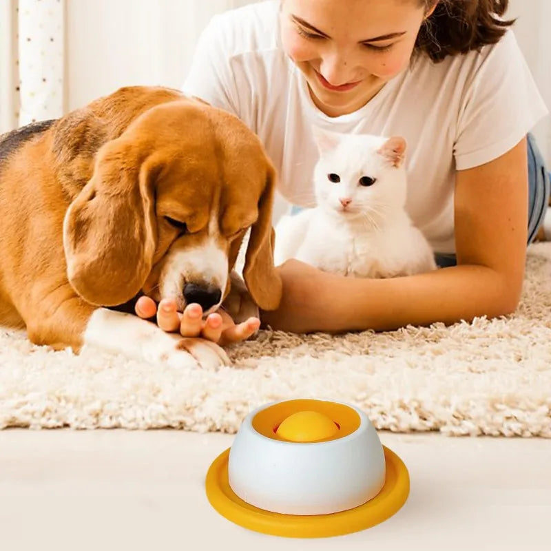 Lick Toys For Dogs Interactive Dog Toys Slow Feeder Food Dispenser For Puppy Training Enrichment Cat Feeding Crate Accessory
