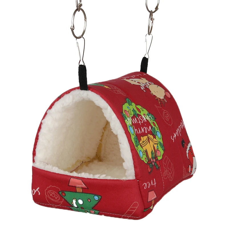Honey Mouse Hammock Hamster Golden Bear Sugar Glider Parrot Thickened Small Pet Bird Nest Winter Warmth Sleeping Bag Squirrel