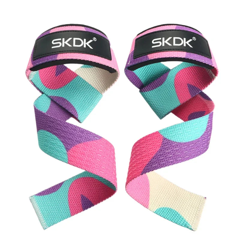 Weightlifting Wrist Straps Strength Training Booster Belt Adjustable Non-slip Gym Fitness Lifting Strap Wrist Support Grip Band