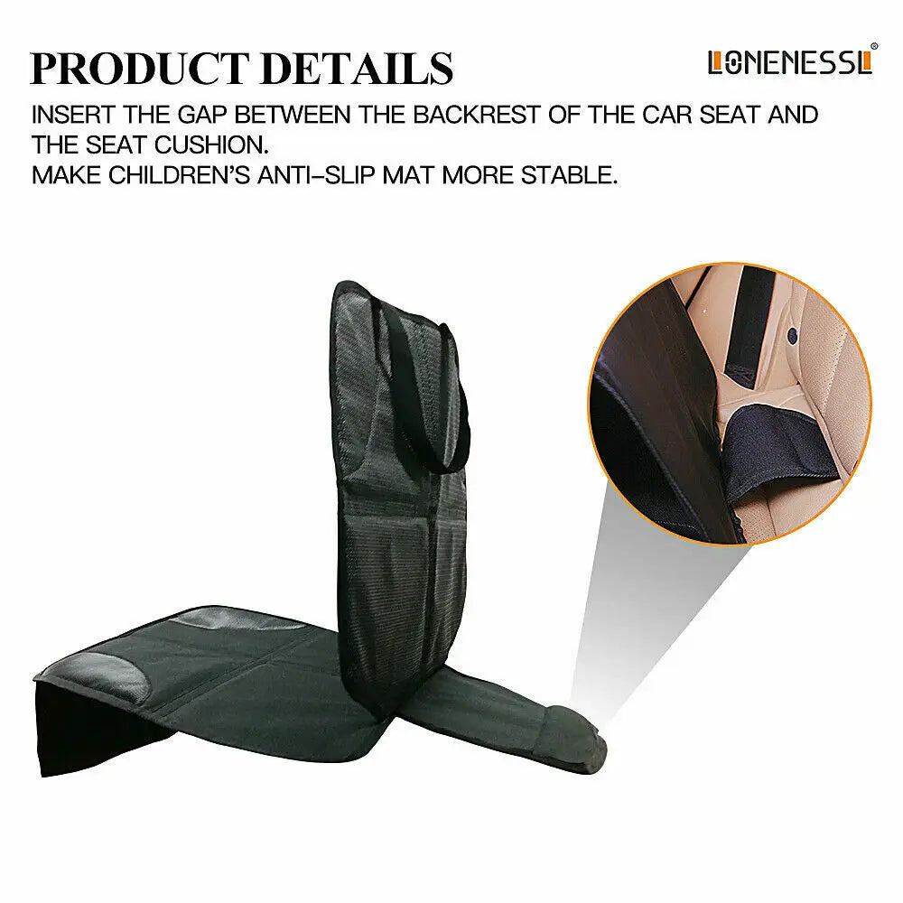 1/2pcs Child Car Seat Cover Under Seat Leather Saver Protector Mat Anti-Slip Safety
