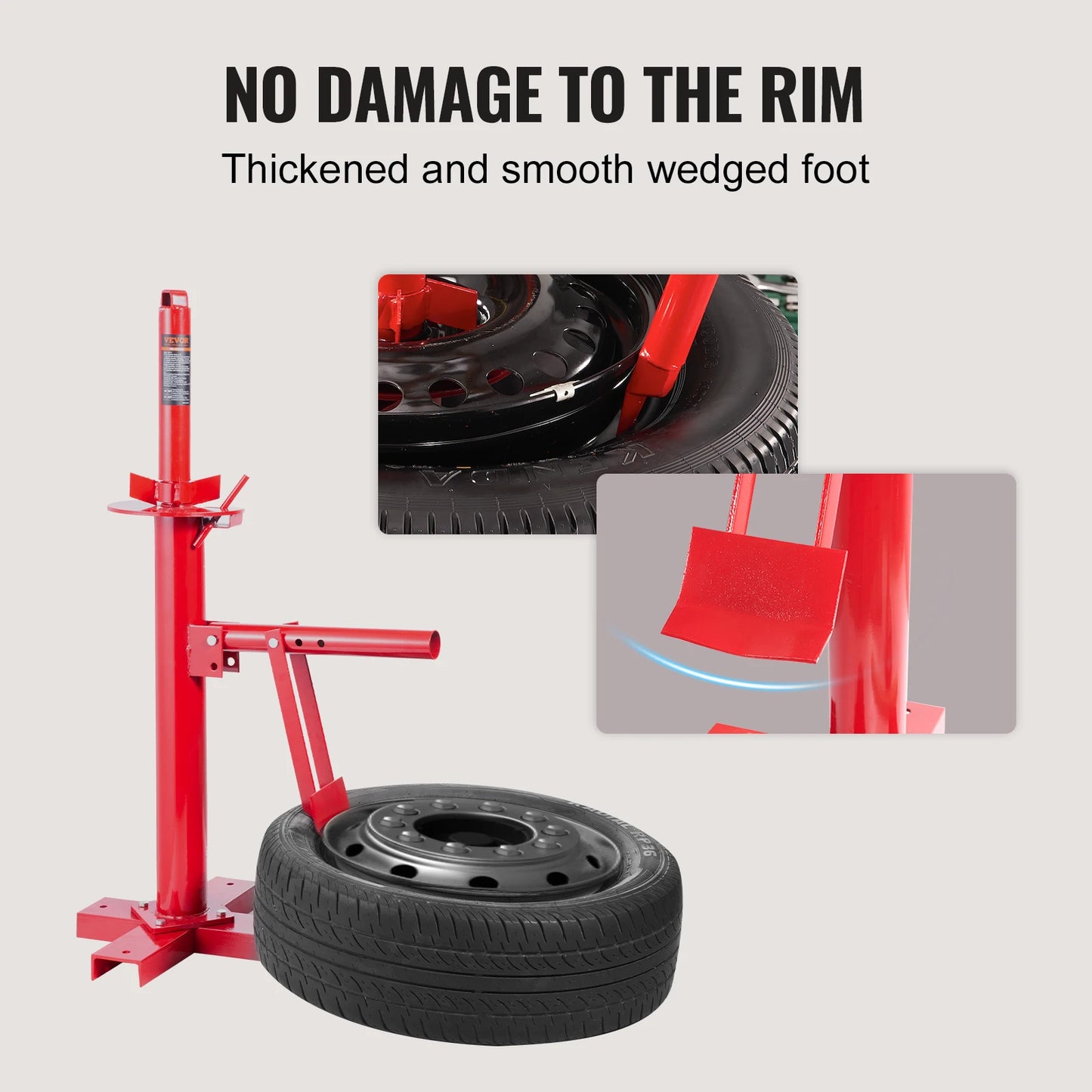 SucceBuy Portable Manual Tire Changer Bead Breaker Tool Portable Hand Bead Breaker Mounting Tool for Truck Car Motorcycle Garage