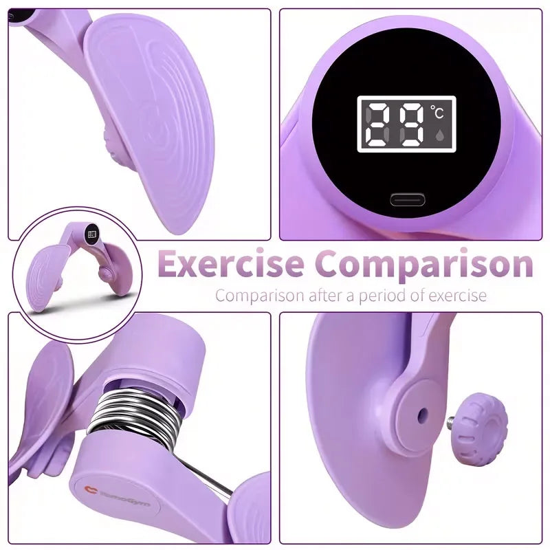 Pelvic Floor Muscle Trainer with Counter Kegel Exerciser Hip and Inner Thigh Exercise Equipment for Hip/Butt/Arm/Leg