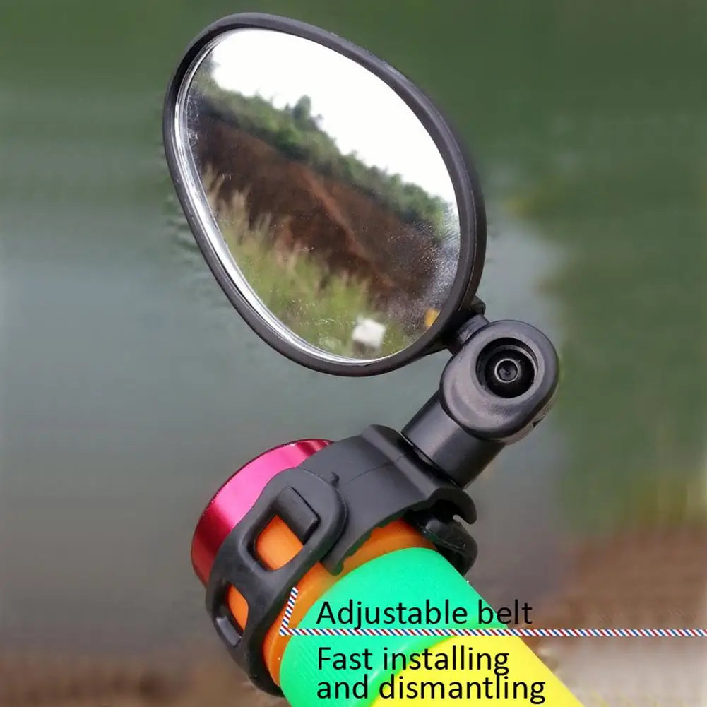 1/2pcs Bicycle Rearview Mirror 360 Degree Adjustable Rotatable Handlebar Rear View Mirror Universal for MTB Road Bike Accessorie