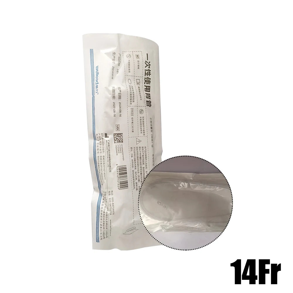 1/10Pcs 120cm Medical Disposable Nasogastric tube High Quality Silicone Stomach Gastric Tube Nasal Feeding Supplies