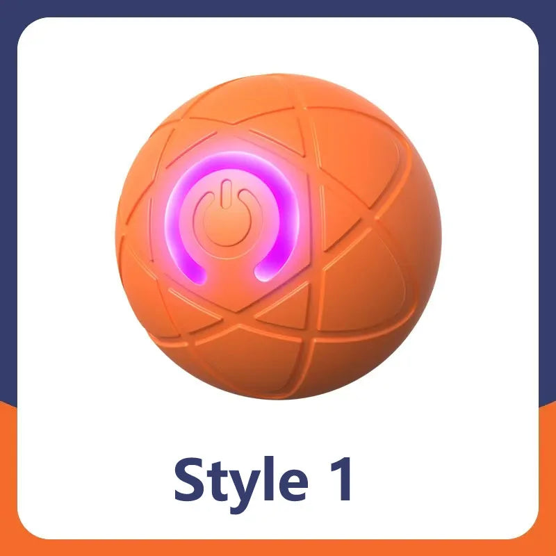 1PCS  Dog Toys Intelligent Gravity Jump Ball Rechargeable Bite-Resistant Rolling Ball Cat And Dog Chase Interactive Pet Toys