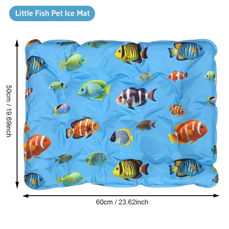 Pet Cooling Mat Air Conditioning Pet Mat Gel Pet Waterproof Leak-proof Sturdy Cat Kennel Outdoor Moisture-proof Pet Pad
