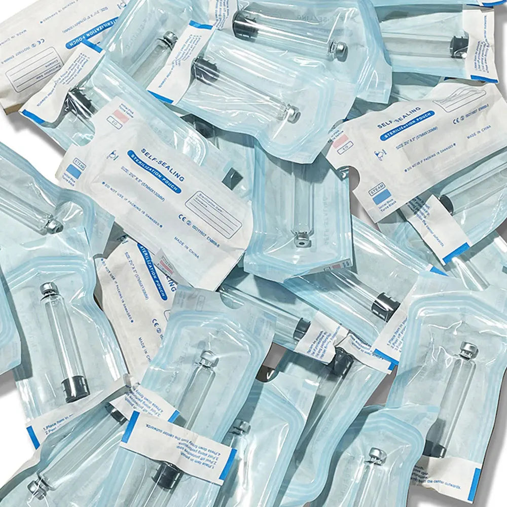 Multi-use Precise Dosing Reusable  Injection Pen 3ml Empty Cassette Bottle Cartridges 4-8mm Pen Tip Sterile Individual Packaging