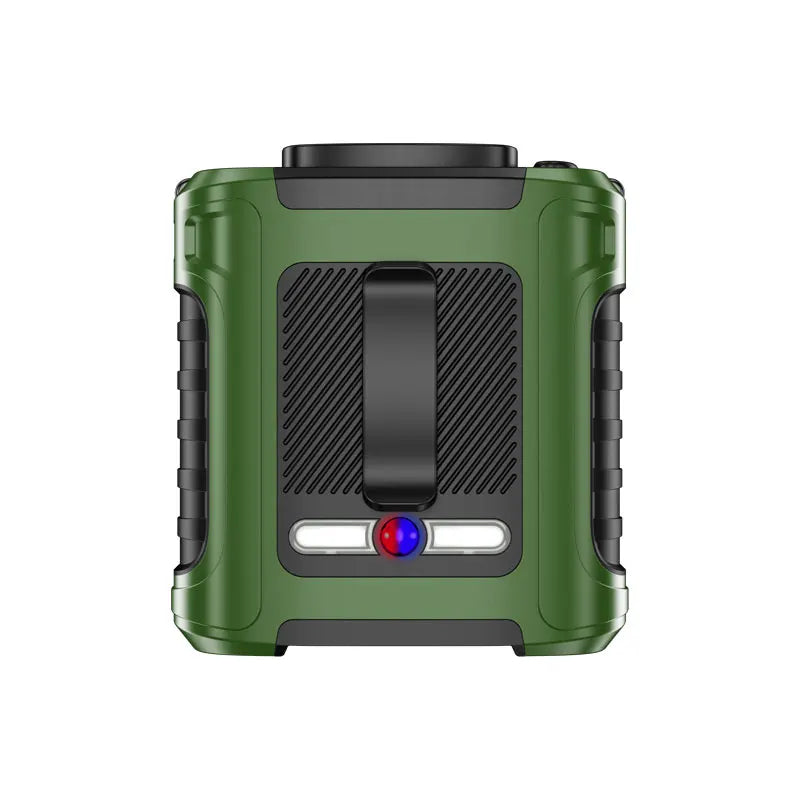 8000mAh Waist Fan Portable Handheld Hanging Neck Fan Ultra-Strong Wind with Phone Charging LED Light for Outdoor Working