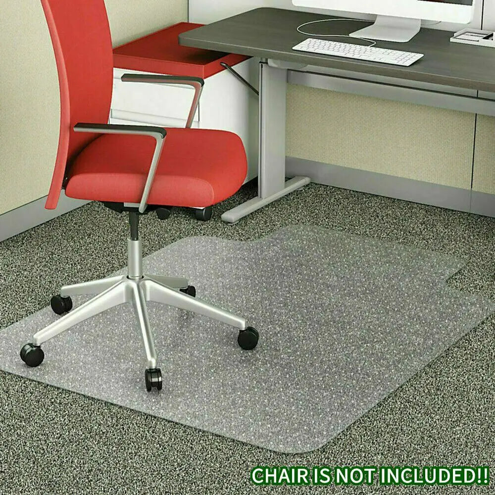 Chair Mat Carpet Floor Office Home Computer Work Vinyl PVC Plastic 1200 x 900mm