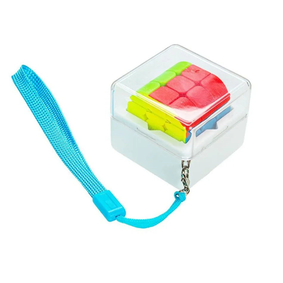 ZCUBE Mini Magic Cubes Keychain 3x3 Lovely Stickerless Birthday Christmas Gifts Toys For Children