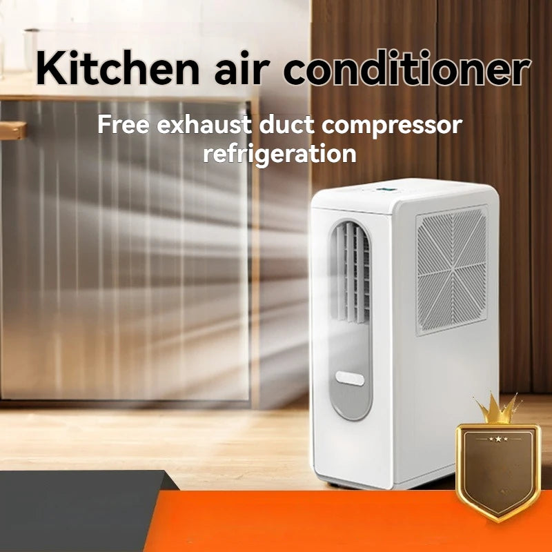 New Ductless Portable Air Conditioner for Kitchen & Room Cooling, No Installation Needed, Fast Cooling Mobile AC Unit