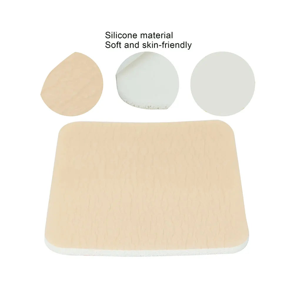 1-50PCS Silicone Adhesive Dressing Wound Healing Foam Absorbent Dressing Foam with No Border