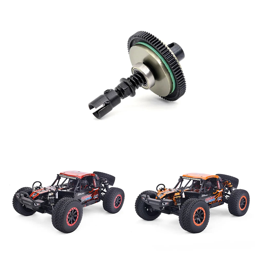 CNC Slipper Clutch with 77T Main Gear 7509 for ZD Racing DBX-10 DBX10 1/10 RC Car Upgrade Parts Spare Accessories