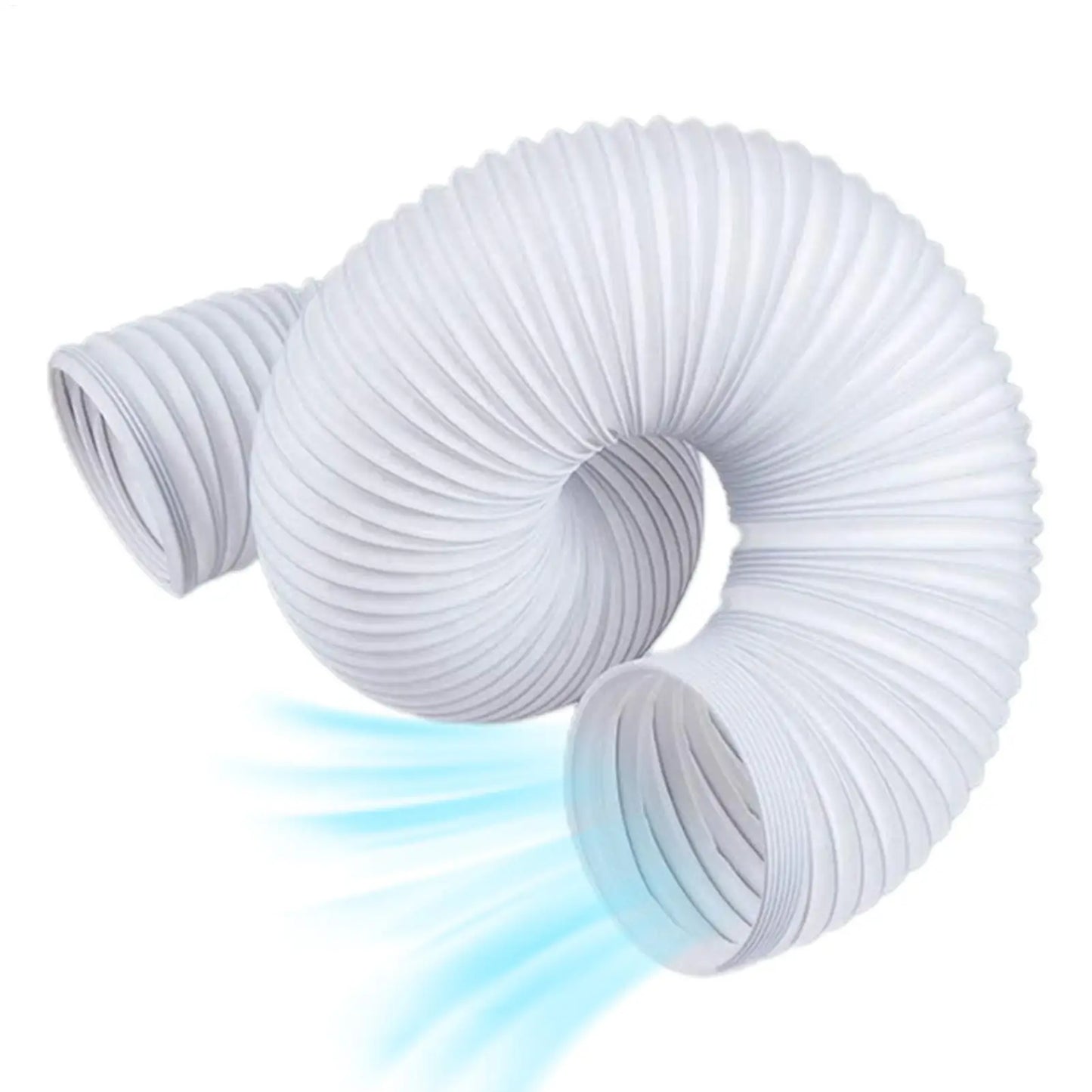 Portable Air Conditioner Hose  150/130mm Diameter Anti-Clockwise Thread,Length up to 300mm AC Hose for Tent RV Window Outdoor