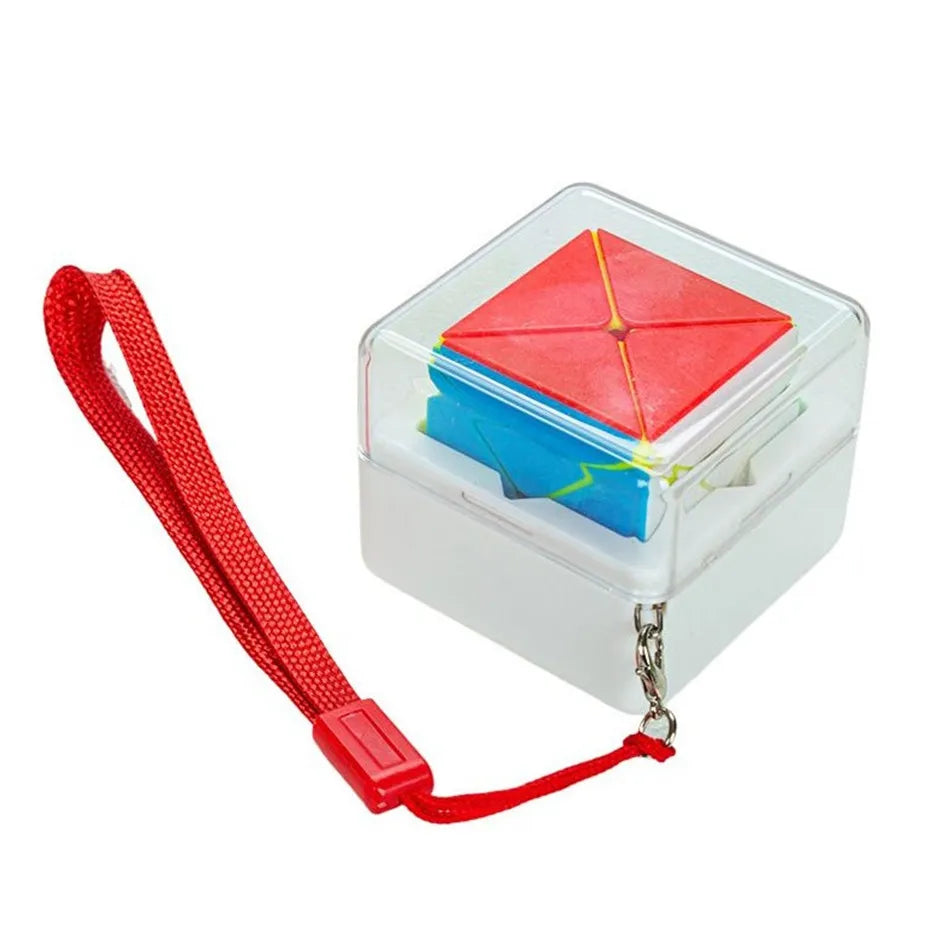 ZCUBE Mini Magic Cubes Keychain 3x3 Lovely Stickerless Birthday Christmas Gifts Toys For Children